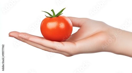 Minimalist Tomato Close-Up