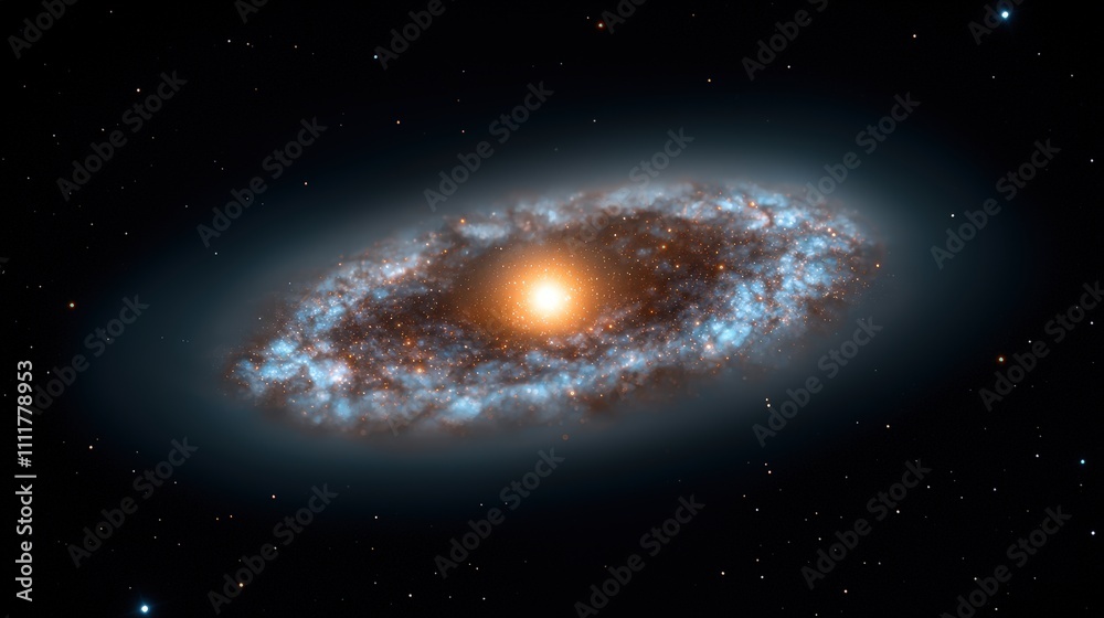 Obraz premium Cosmic Nebula Stellar Cloud Galaxy Astronomy Space Background