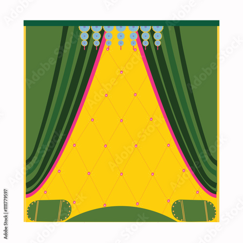 Mehendi Ceremony decorative background