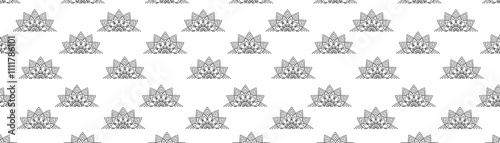 mantra half pattern on transparent background