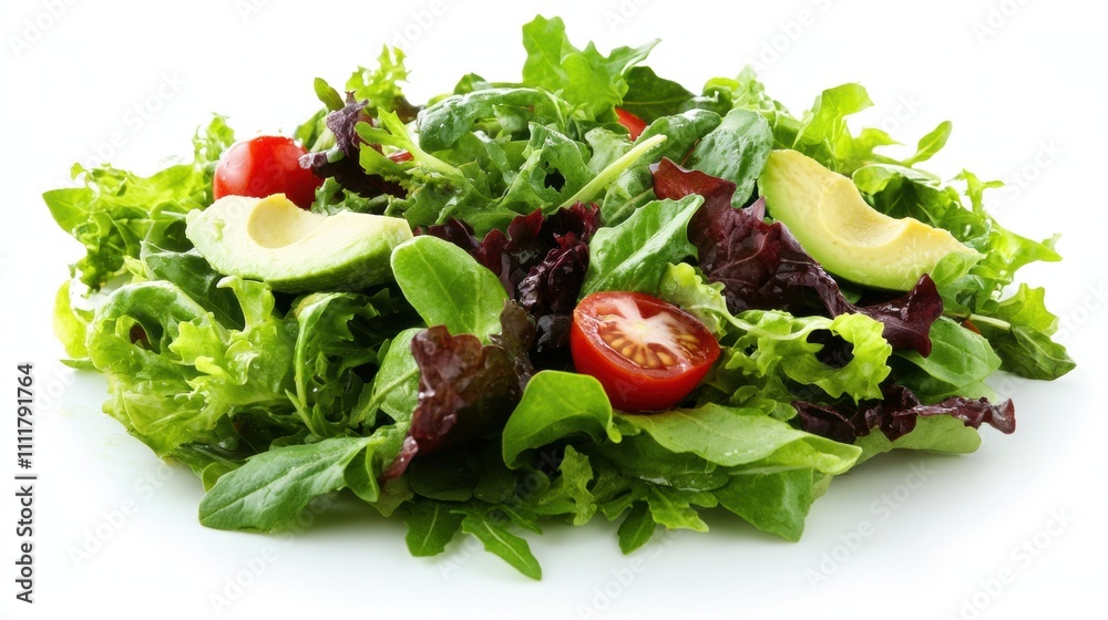 Vibrant Green Delight, a refreshing salad featuring crisp mixed greens, creamy avocado, and juicy cherry tomatoes for a nutritious meal. Vibrant Green Delight, a refreshing salad featuring crisp mixed greens, creamy avocado, and juicy cherry tomatoes for a nutritious meal.