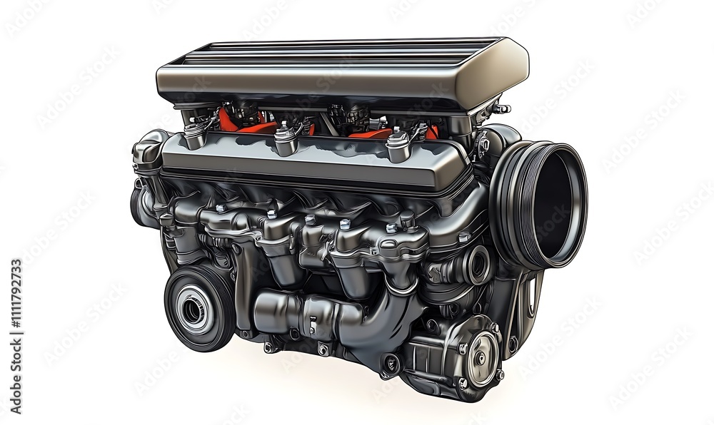Car engine on transparent background, Generative Ai
Car engine on transparent background, Generative Ai