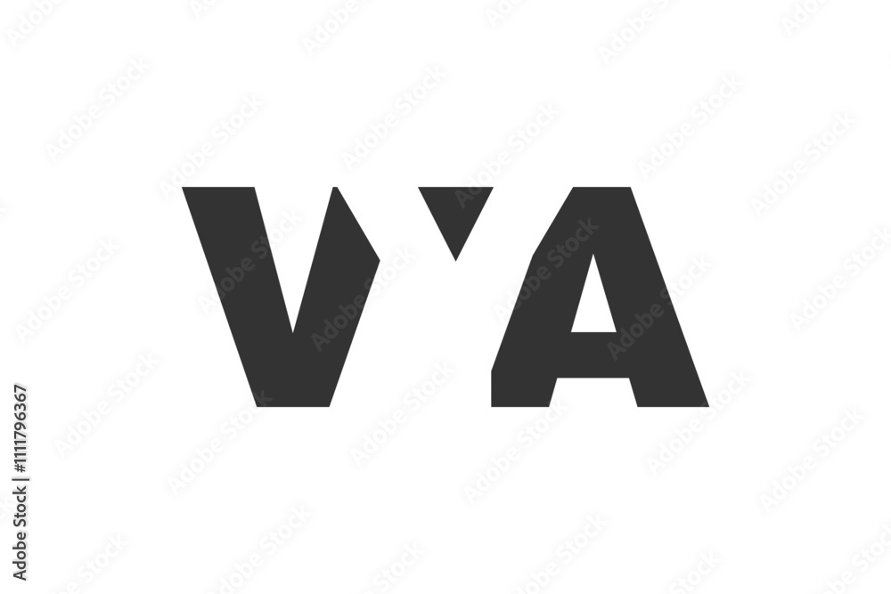 VYA logo design. Initial letter V Y A bold font style for tech startups, consulting, corporate branding. Creative company name, headlines typography identity, trendy logotype. VYA logo design. Initial letter V Y A bold font style for tech startups, consulting, corporate branding. Creative company name, headlines typography identity, trendy logotype.