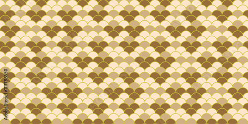 Repeat elegance on ornate seamless pattern. Abstract motif in stylish tile. Repetitive packaging of flake abstraction.