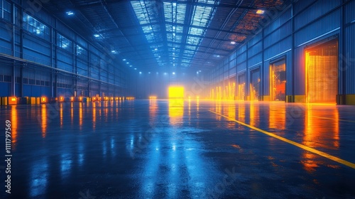 Precise goods identification process close up  ensuring accuracy in inventory theme  realistic  overlay  warehouse receiving area backdrop