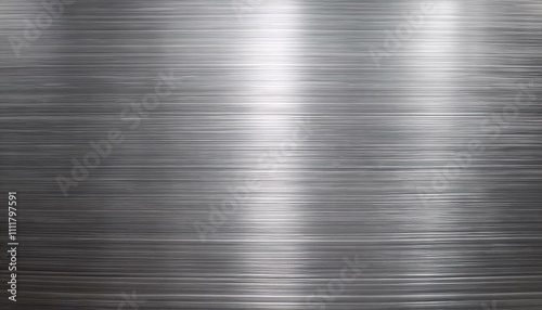 Brushed stainless steel texture with horizontal grain