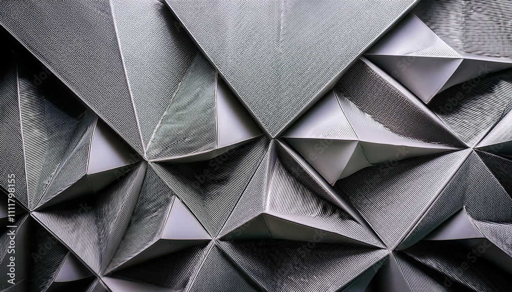 Obraz premium Acoustic panel texture with triangular patterns