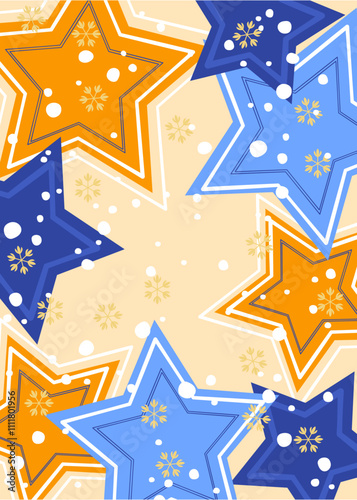Background many stars graphic lines, circles, lines, dots, used as a background for adding letters. Used as a background for the text.