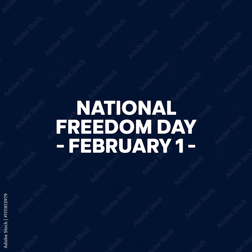 National Freedom Day Celebrated on February First National Freedom Day Celebrated on February First