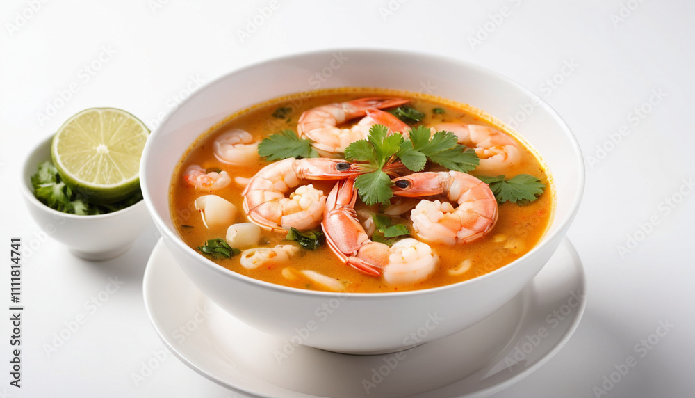 Thai traditional Sour prawn soup easy homemade cooking experience Thai traditional Sour prawn soup easy homemade cooking experience