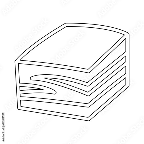 Beef icon in line style
