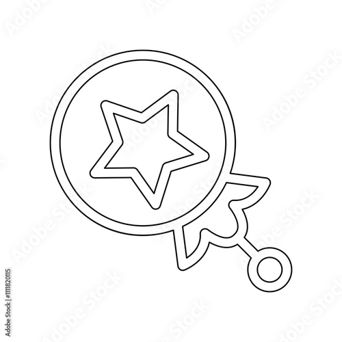 Candy icon in line style