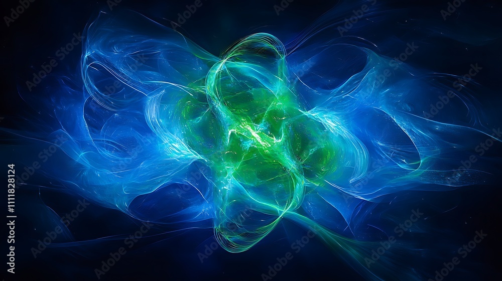 Ethereal Abstract Blue and Green Energy Swirls on Dark Background for Creative Projects and Digital Designs Ethereal Abstract Blue and Green Energy Swirls on Dark Background for Creative Projects and Digital Designs