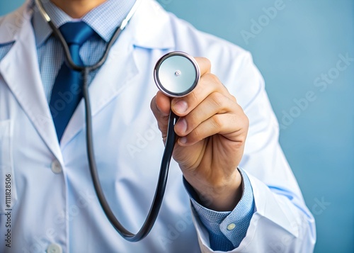 doctor holding stethoscope