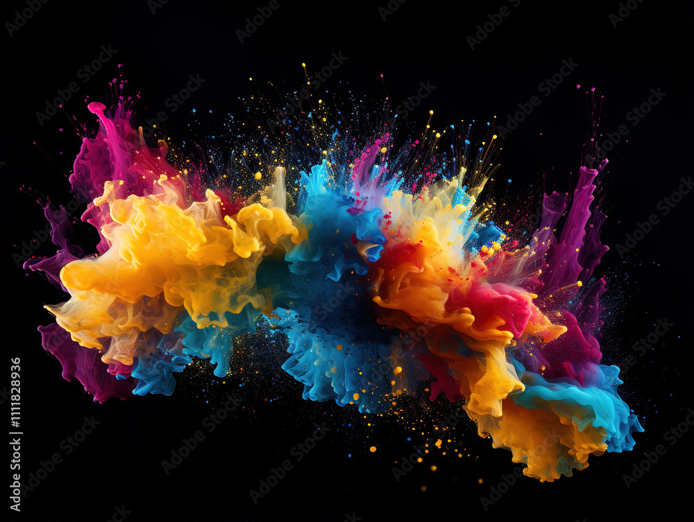 Unbelievable A colorful background with a black background and a blurry purple Unbelievable A colorful background with a black background and a blurry purple