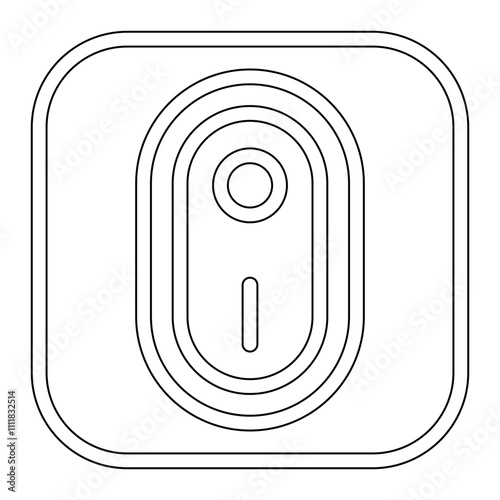 Switch icon in line style