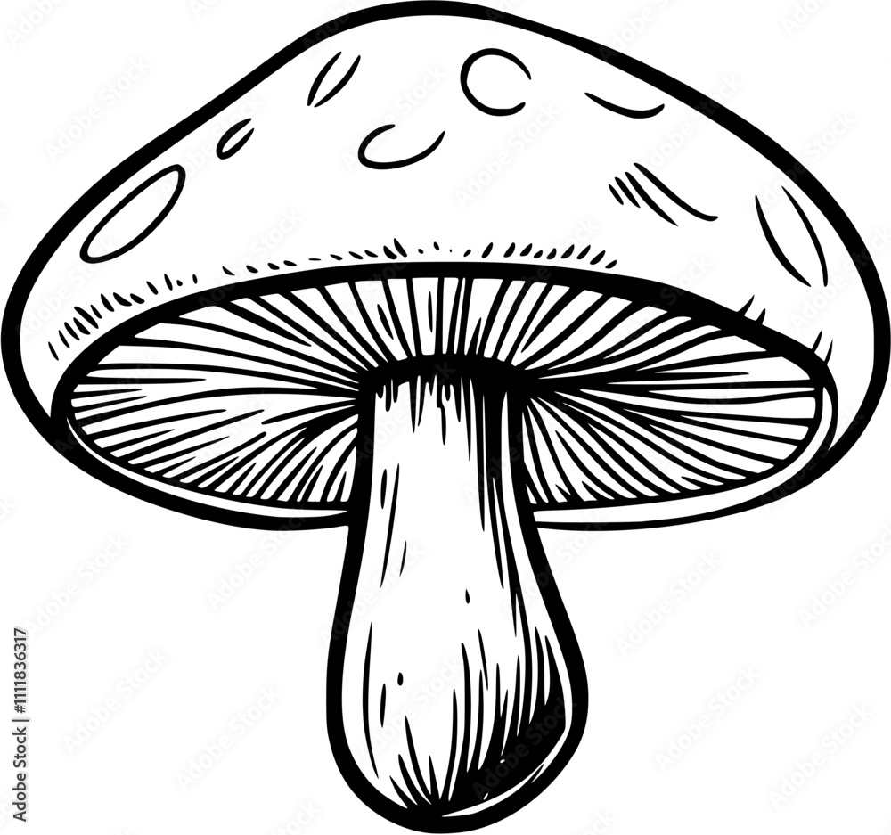 Agaric mushroom silhouette icon vector illustration
Agaric mushroom silhouette icon vector illustration