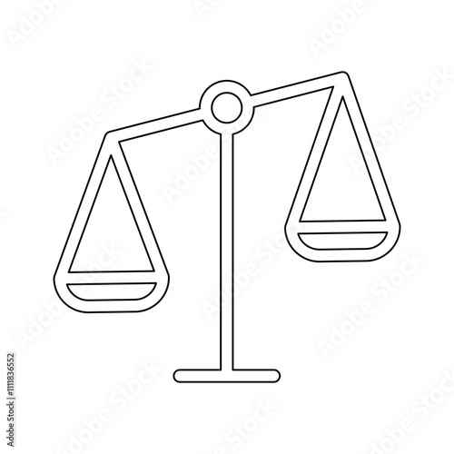 Corruption icon in line style