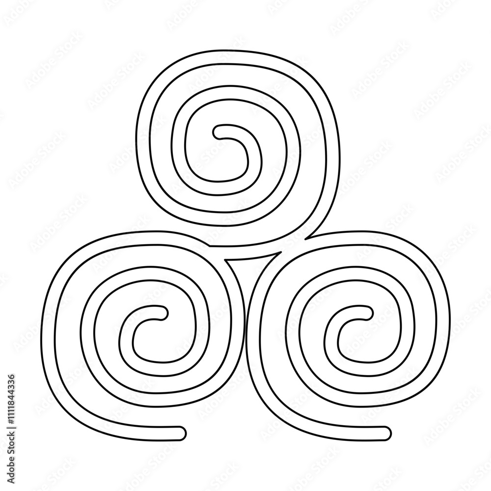 Towel icon in line style Towel icon in line style