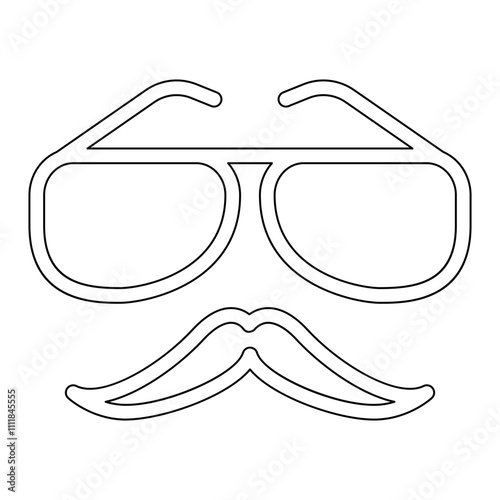 Undercover icon in line style