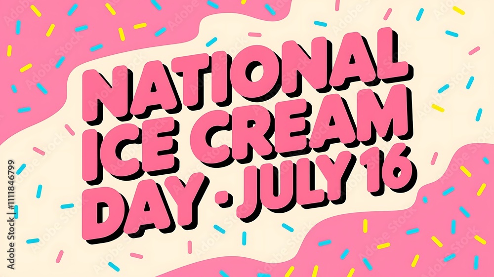 National Ice Cream Day July Sixteen Celebration National Ice Cream Day July Sixteen Celebration