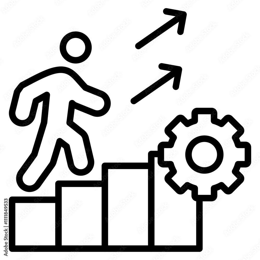 Skill Improvement Icon Element For Design Skill Improvement Icon Element For Design