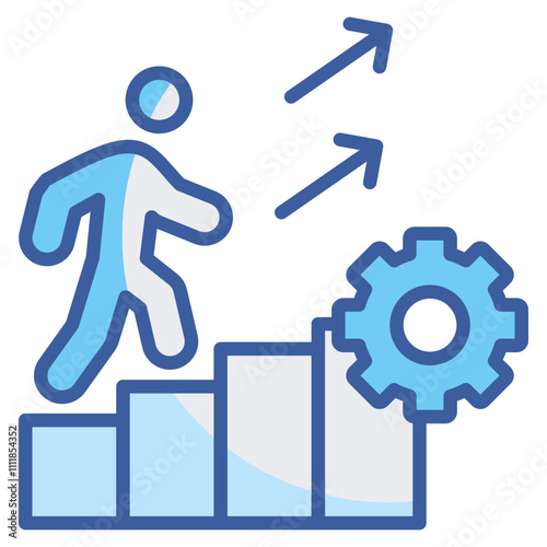 Skill Improvement Icon Element For Design