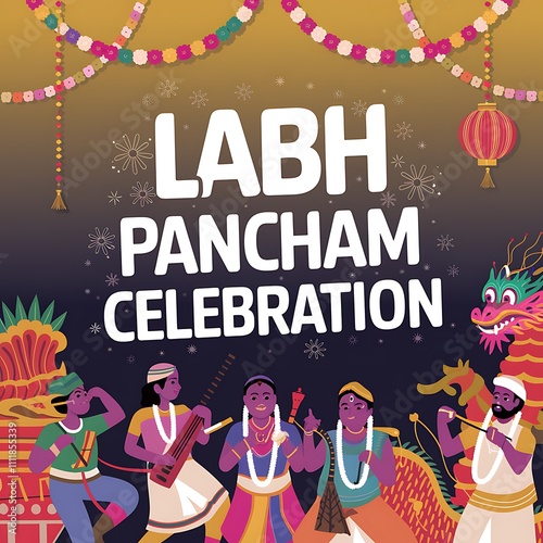 Labh Pancham Celebration Festive South Indian Cultural Event photo