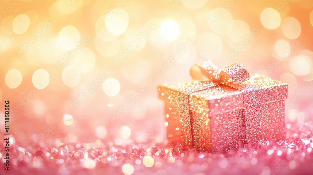 Obraz premium Christmas present concept with empty space