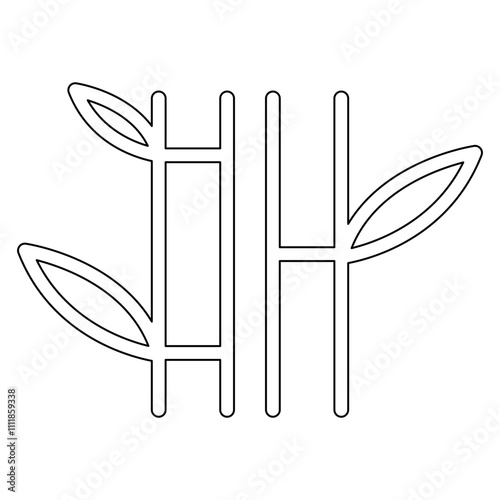 Syrup icon in line style