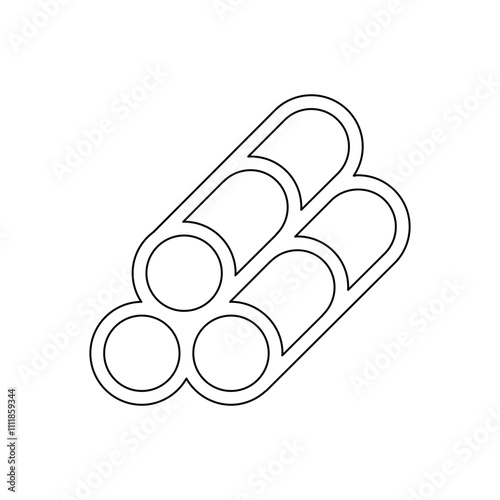 Smoothie icon in line style