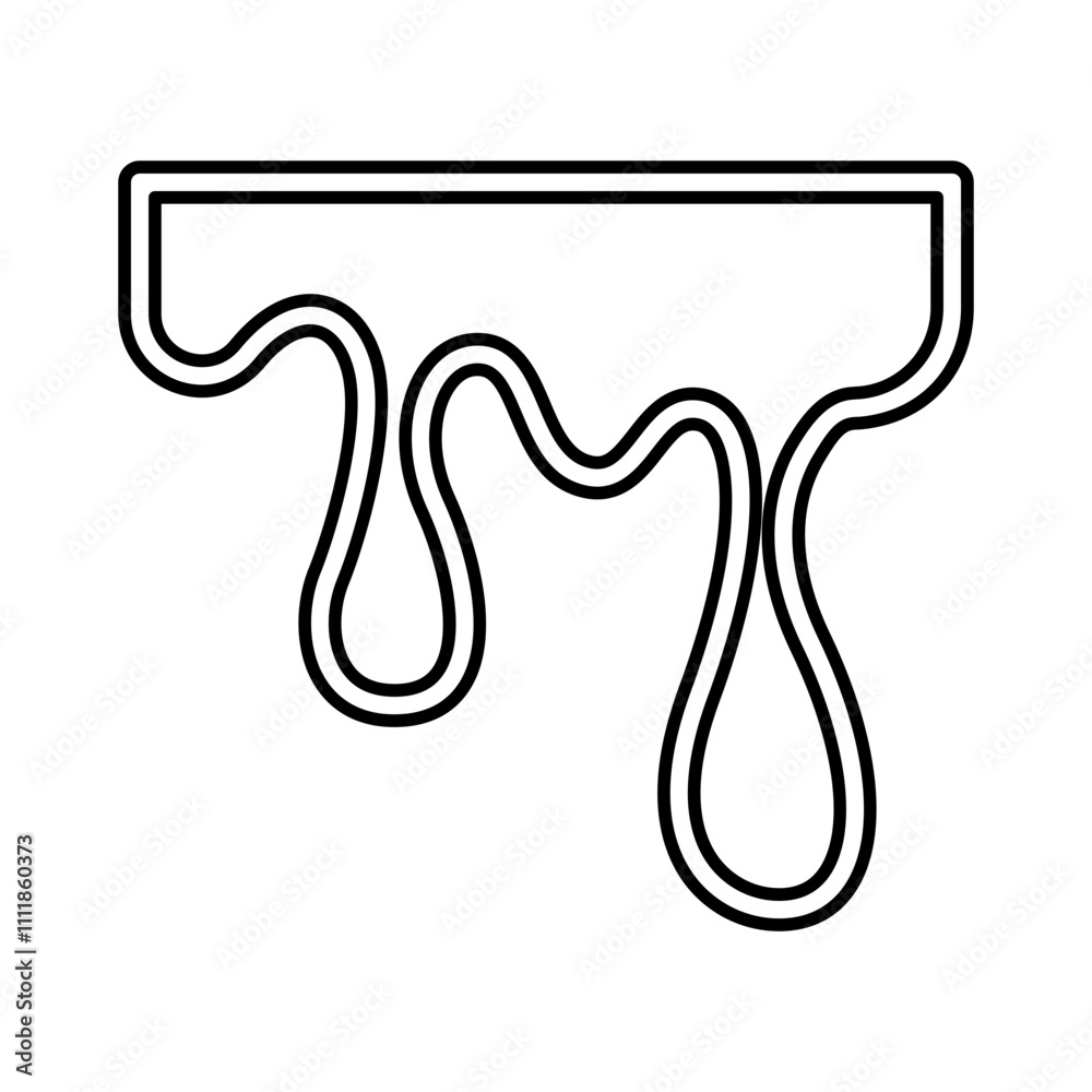 Liquid icon in line style Liquid icon in line style