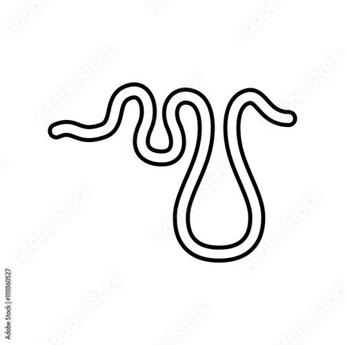 Liquid icon in line style