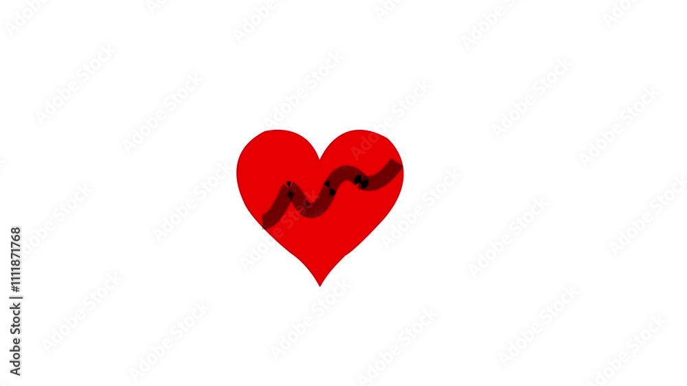 love icon red color simple shape circle animation A simple black heart icon on a white background, symbolizing love, emotion, or care in a minimalist style. love icon red color simple shape circle animation A simple black heart icon on a white background, symbolizing love, emotion, or care in a minimalist style.