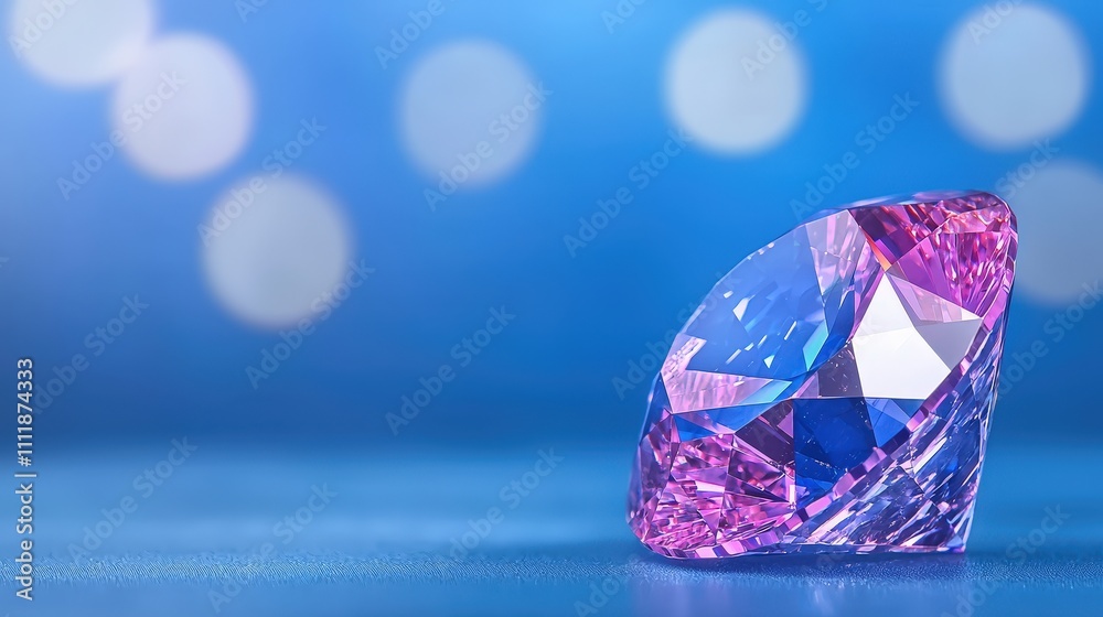 Sparkling Pink and Blue Gemstone Iridescent Crystal Diamond Texture Luxury Jewel Sparkling Pink and Blue Gemstone Iridescent Crystal Diamond Texture Luxury Jewel
