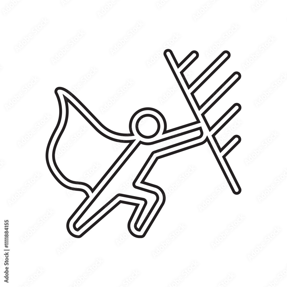 Hero icon in line style Hero icon in line style