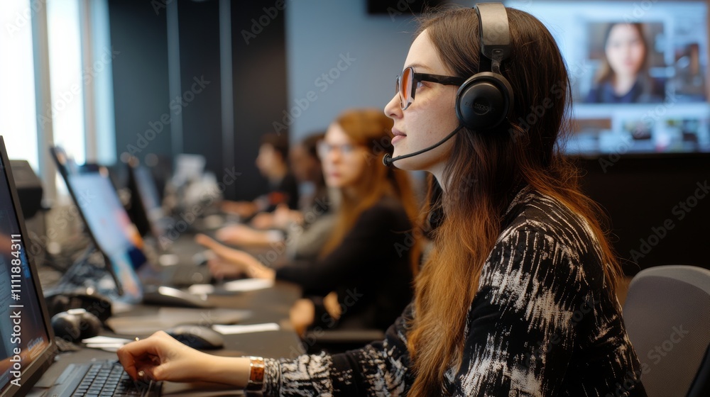 Digital skills training program with interactive elements, diverse learners Digital skills training program with interactive elements, diverse learners