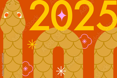 Chinese New Year flyer template. 