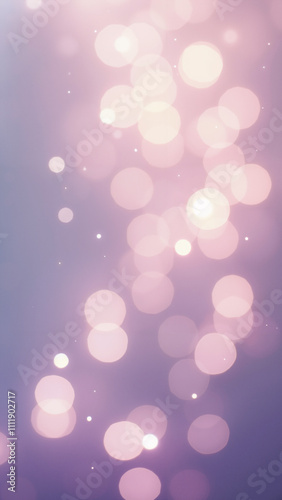 Enchanting Bokeh Lights on Purple: Dreamy Background for Wellness, Beauty, and Event Marketing