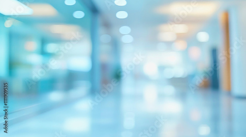 Modern office interior with blurred background  ideal for workspace concepts and design ideas