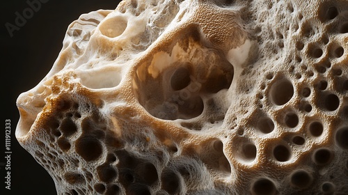 A Detailed Closeup Of Porous Bone Structure photo