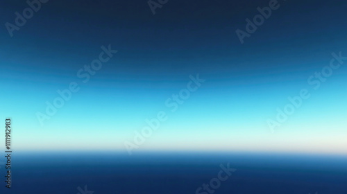Minimalistic night sky gradient showcasing deep midnight blue fading to soft black tones