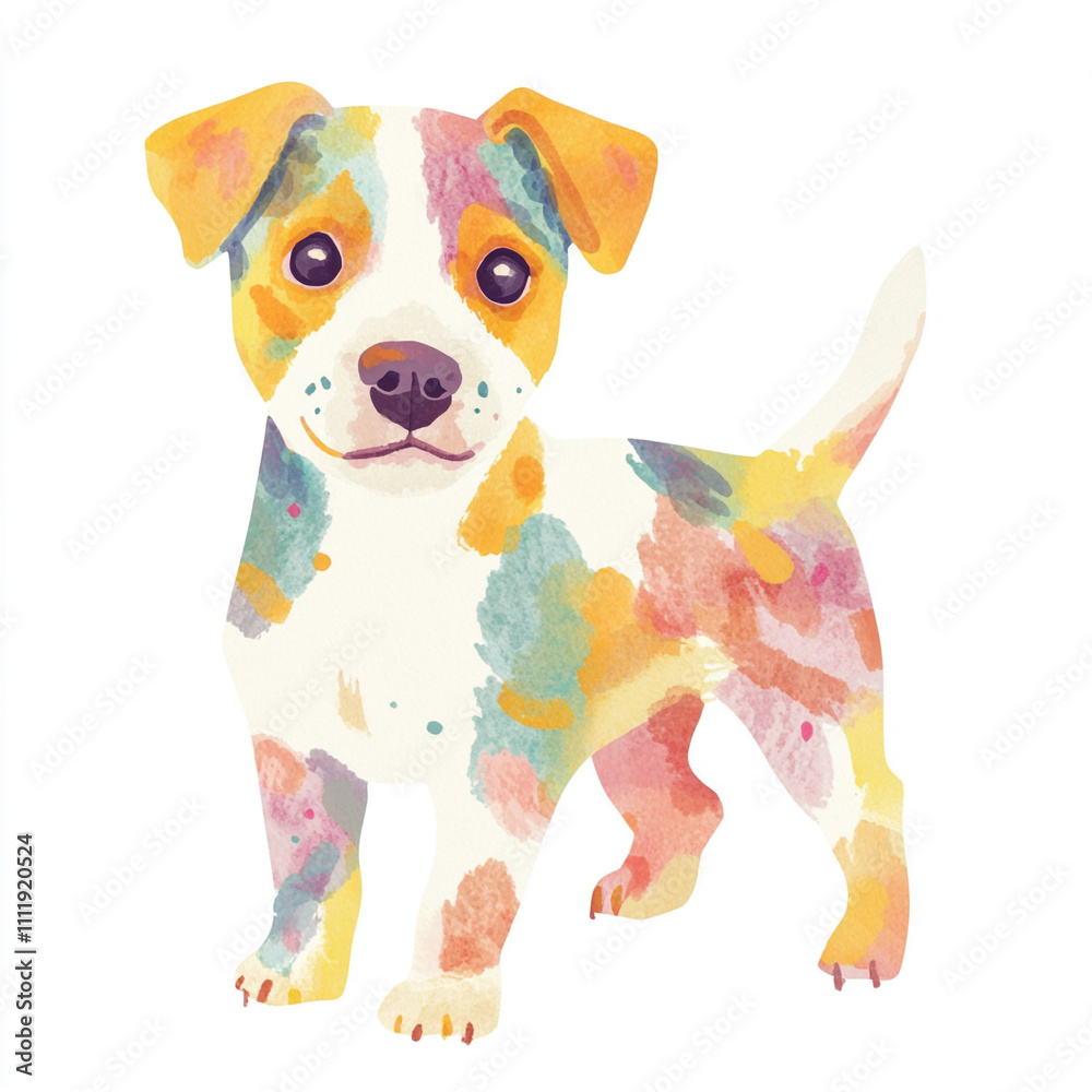 Creepy Ugly Russell Terrier Dog in Simple Setting Stock Photo Creepy Ugly Russell Terrier Dog in Simple Setting Stock Photo