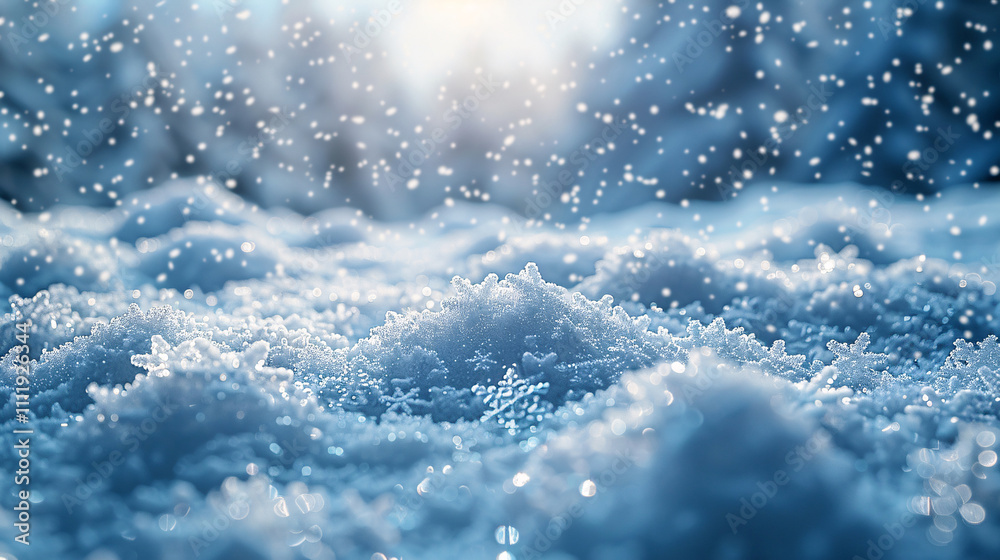 beautiful snow landscape in winter beautiful snow landscape in winter