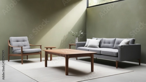 Transform Your Space: Latch Coffee Table with Sofa and Decorative Accents
 photo