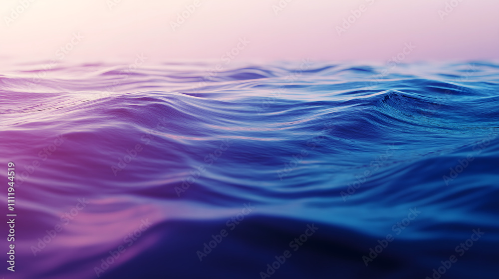 Serene Ocean Waves at Sunset with Gentle Colors and Beautiful Texture, Evoking Calmness and Tranquility in Nature's Embrace by the Water Serene Ocean Waves at Sunset with Gentle Colors and Beautiful Texture, Evoking Calmness and Tranquility in Nature's Embrace by the Water