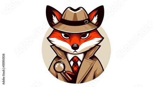 Detective Fox illustration photo