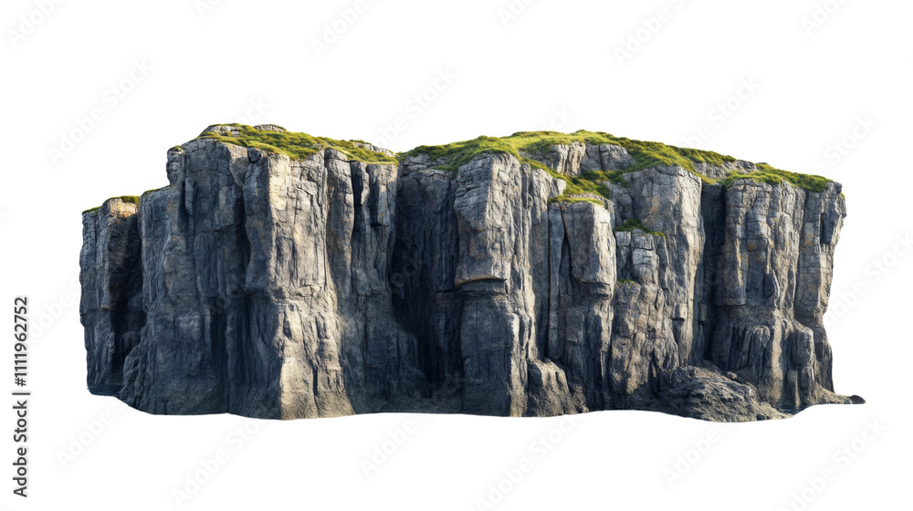 Stone cliff transparent background