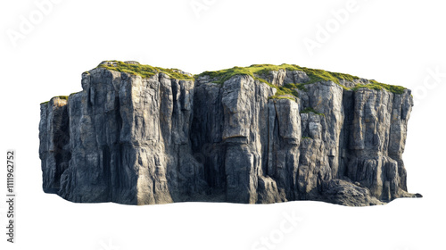 Obraz na płótnie Stone cliff transparent background w salonie