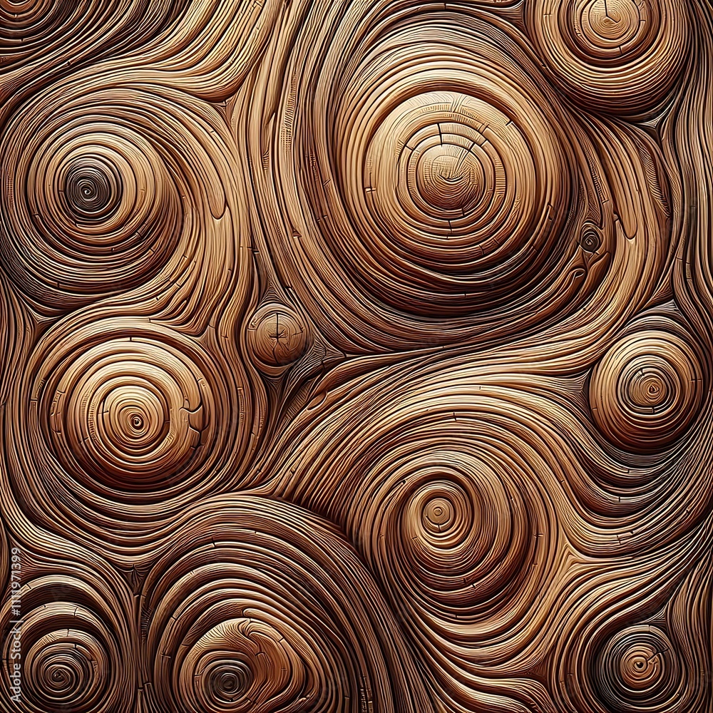 Abstract Wooden Swirls Texture Abstract Wooden Swirls Texture